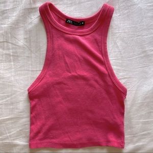 Zara ribbed crop tank
